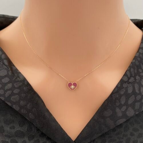 عقد ذهب عيار 18 الوزن 1.02 جرام