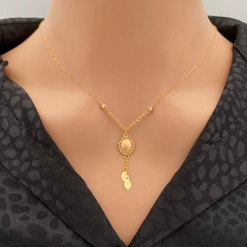 عقد ذهب عيار 21 الوزن 1.33 جرام