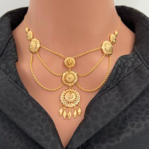 سبحه ذهب عيار 21 الوزن 4.87 جرام