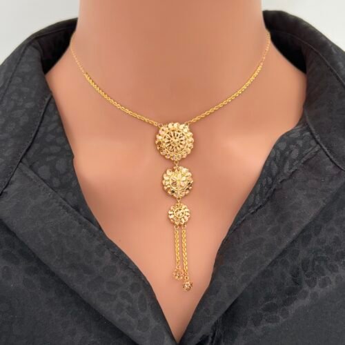 سبحه ذهب عيار 21 الوزن 2.74 جرام