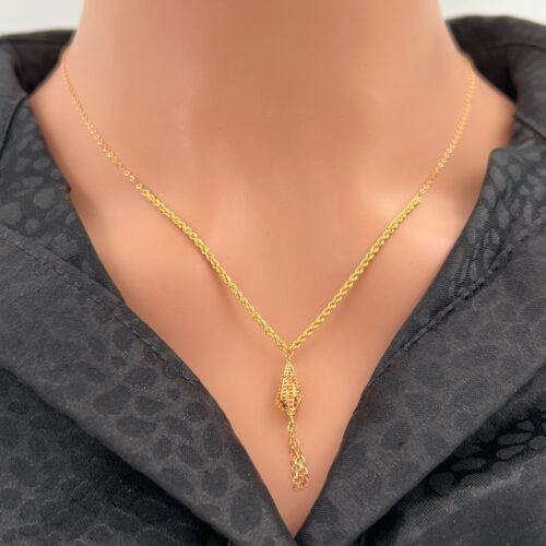 سبحه ذهب عيار 21 الوزن 1.77 جرام