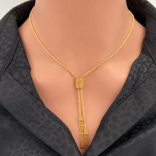 سبحه ذهب عيار 21 الوزن 4.10 جرام