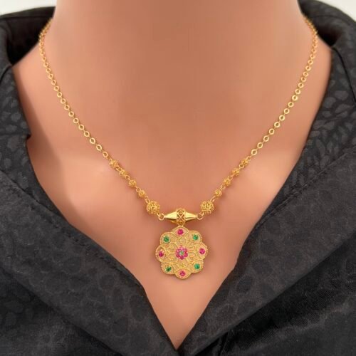 عقد ذهب عيار 21 الوزن 6.38 جرام