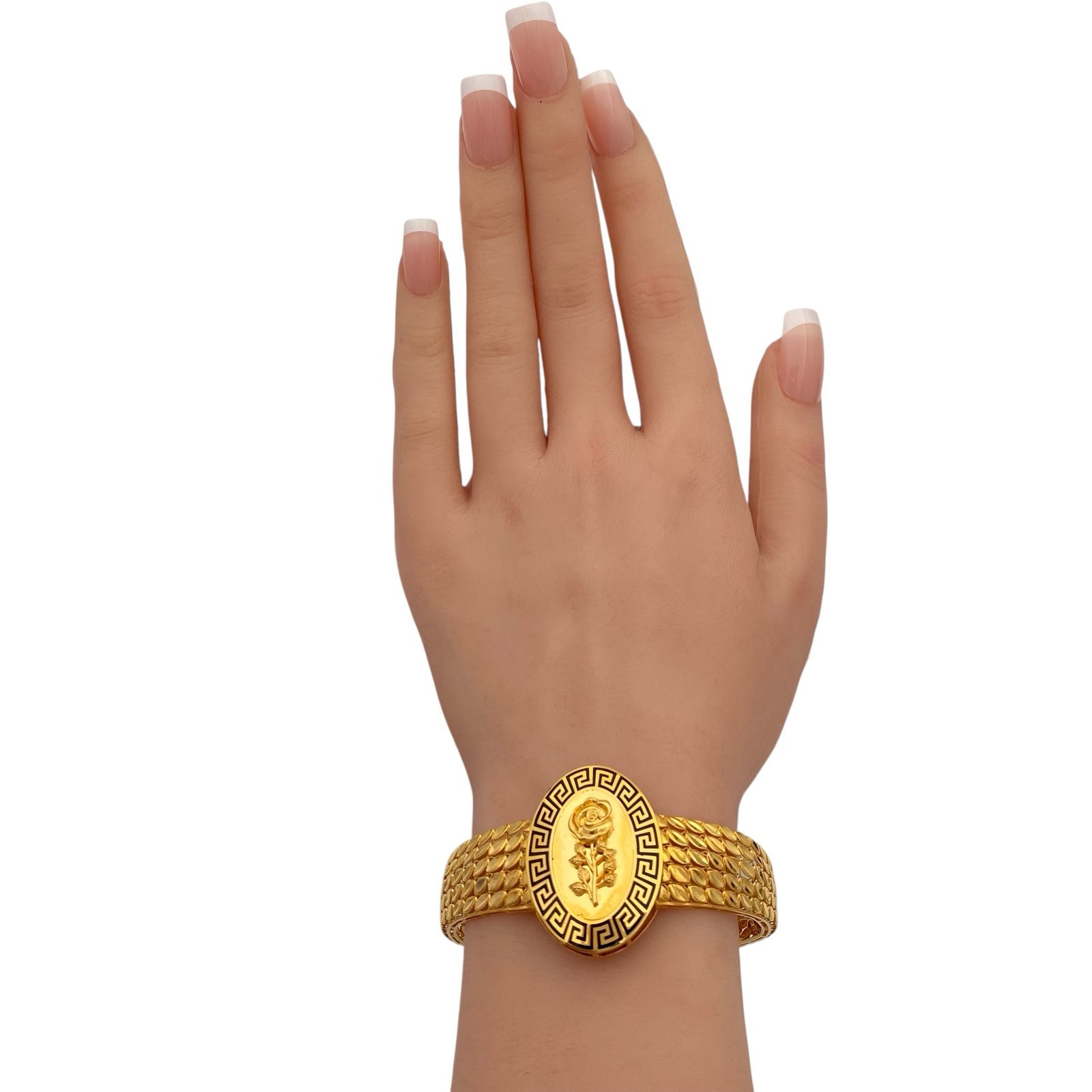 إسوارة ذهب عيار 21 الوزن 16.13 جرام