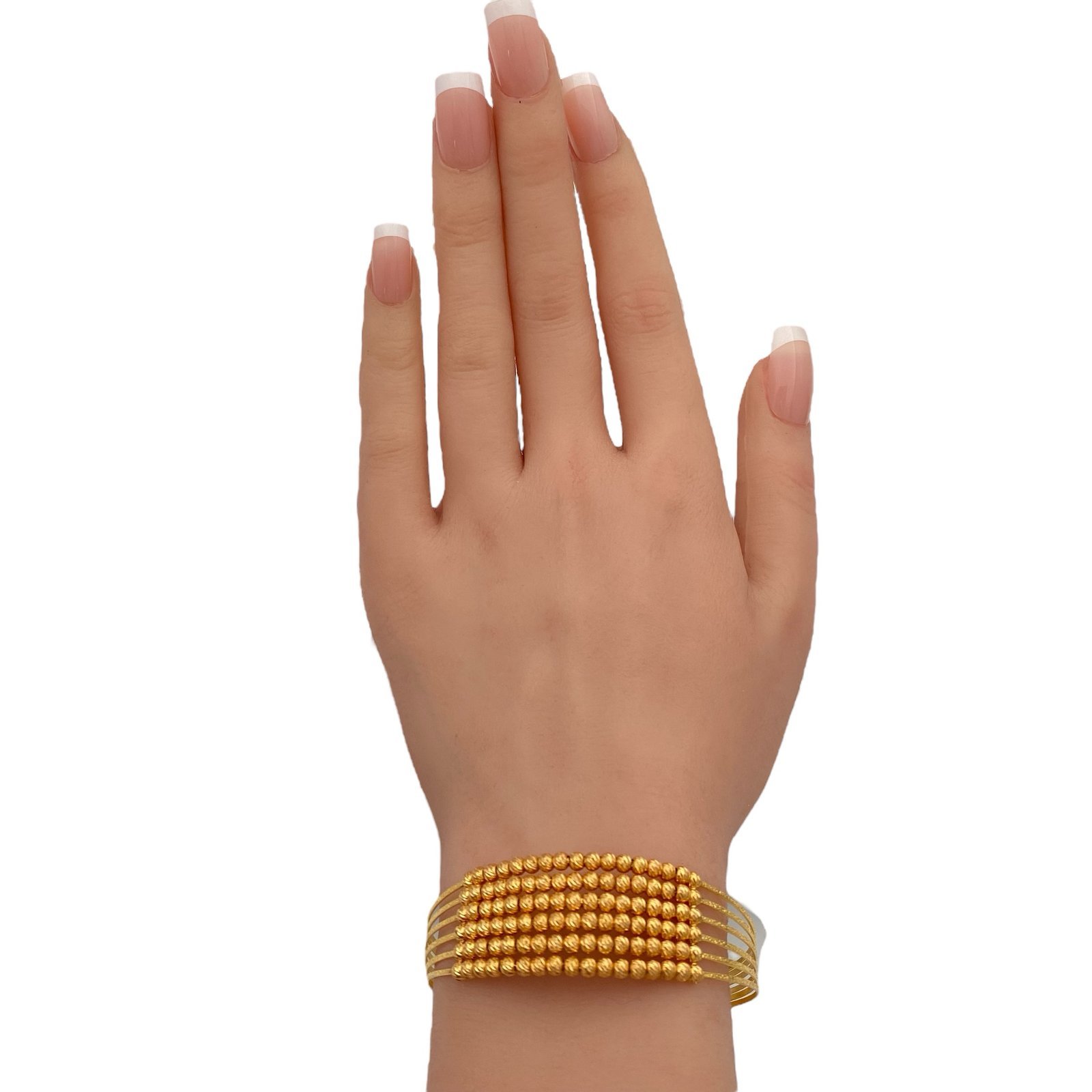 إسوارة ذهب عيار 21 الوزن 19.88 جرام