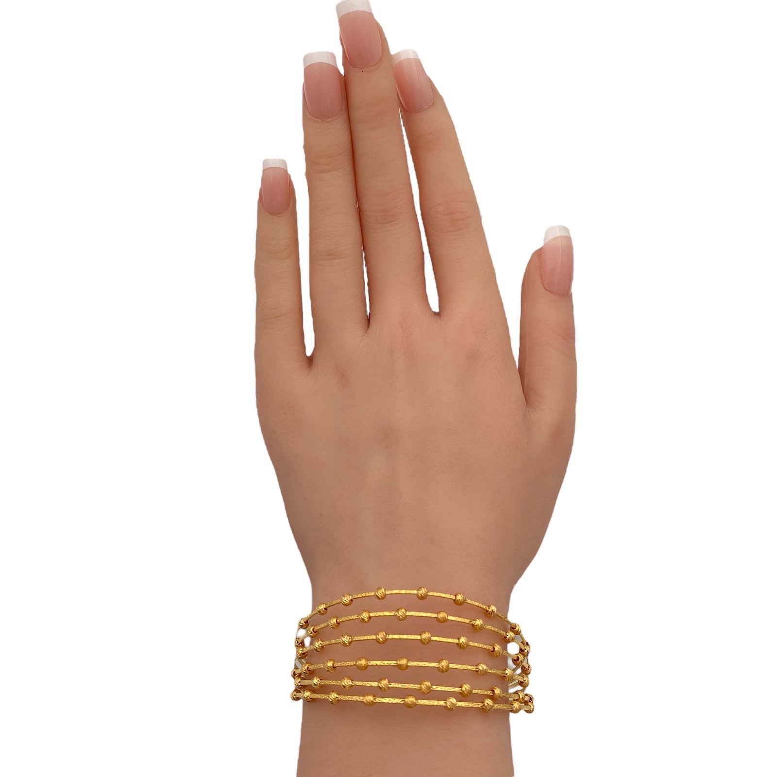 إسوارة ذهب عيار 21 الوزن 15.58 جرام