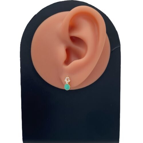 حلق اطفال ذهب عيار 18 الوزن 0.88 جرام