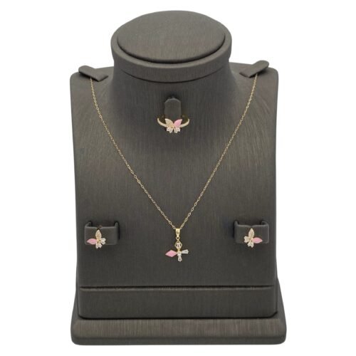 نصف طقم أطفال ذهب عيار 18 الوزن 3.03 جرام