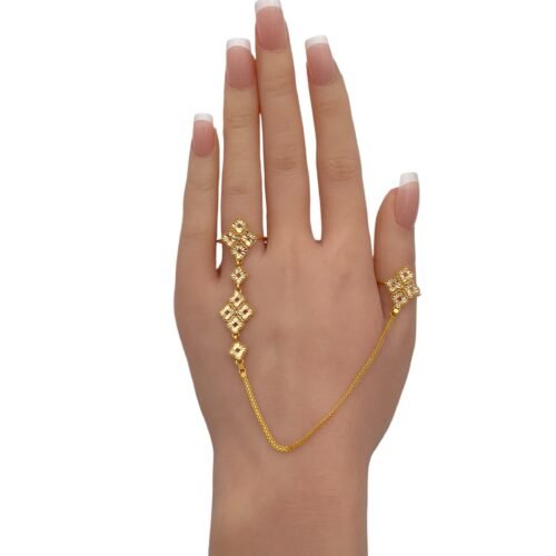 كف ذهب عيار 21 الوزن 5.54 جرام