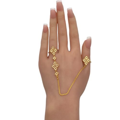 كف ذهب عيار 21 الوزن 5.56 جرام