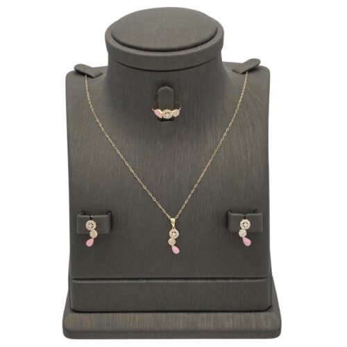 نصف طقم أطفال ذهب عيار 18 الوزن 3.03 جرام