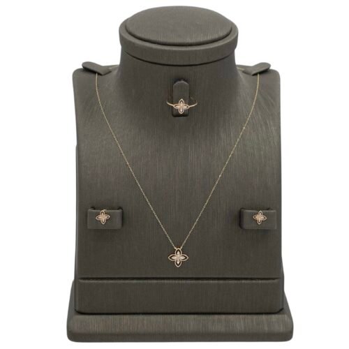 نصف طقم أطفال ذهب عيار 18 الوزن 1.42 جرام