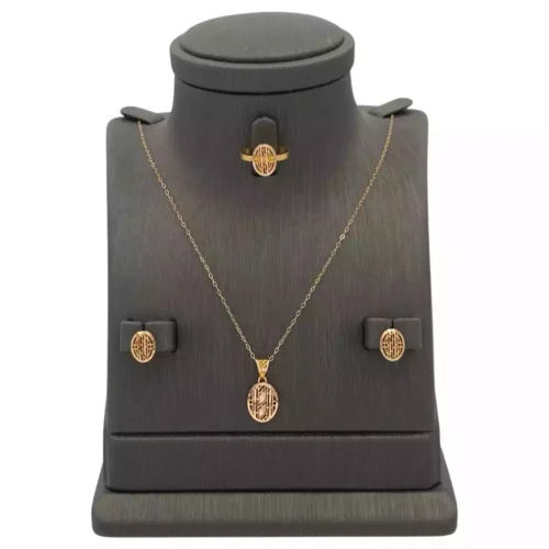 نصف طقم ذهب عيار 21 الوزن 3.20 جرام