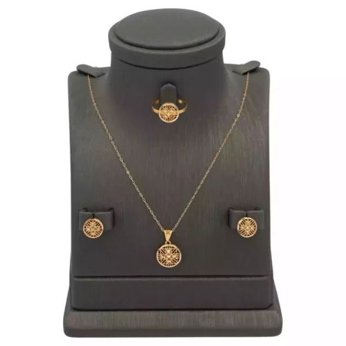 نصف طقم ذهب عيار 21 الوزن 3.30 جرام