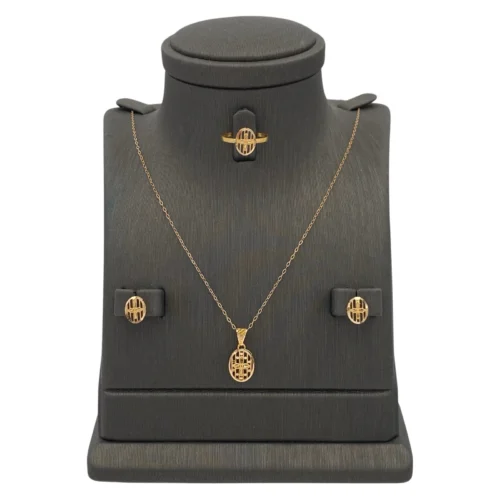 نصف طقم ذهب عيار 21 الوزن 3.03 جرام