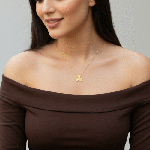 عقد ذهب عيار 18 الوزن 1.07 جرام