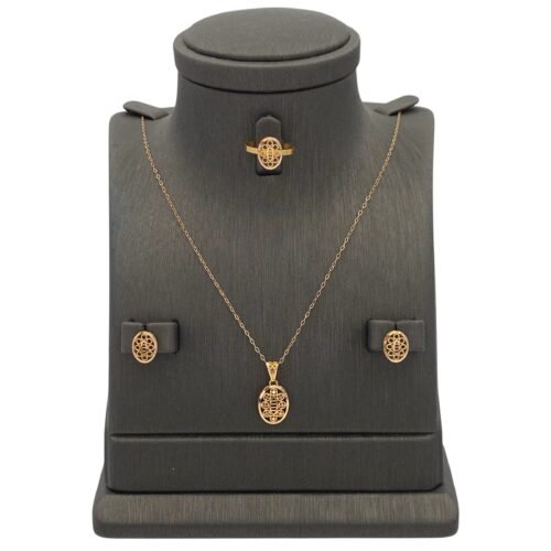 نصف طقم ذهب عيار 21 الوزن 3.11 جرام