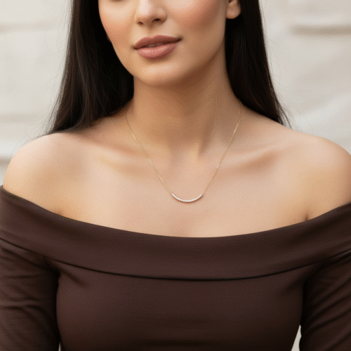 عقد ذهب عيار 18 الوزن 0.56 جرام