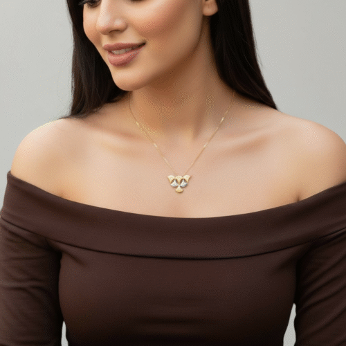 عقد ذهب عيار 18 الوزن 1.69 جرام