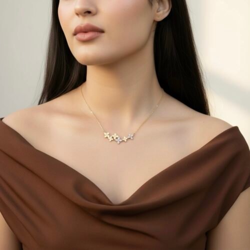 عقد ذهب عيار 18 الوزن 1 جرام