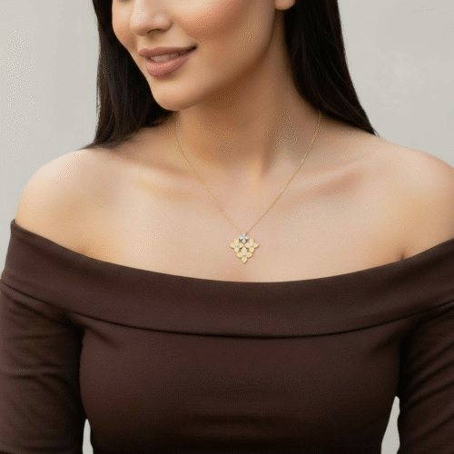 عقد ذهب عيار 18 الوزن 1.26 جرام