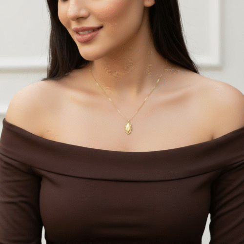 عقد ذهب عيار 18 الوزن 1 جرام