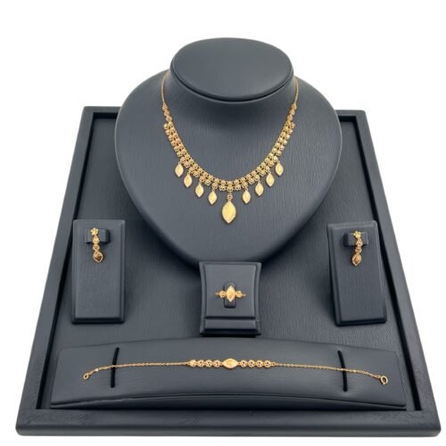 طقم ذهب عيار 21 الوزن 19.1 جرام