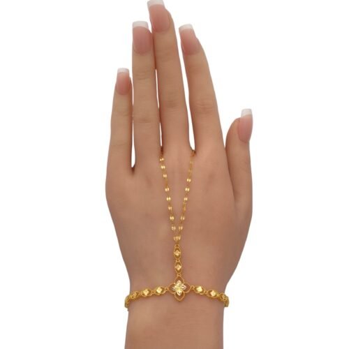 كف ذهب عيار 21 الوزن 3.21 جرام