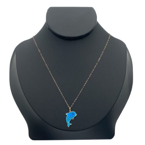 عقد اطفال ذهب عيار 18 الوزن 0.80 جرام