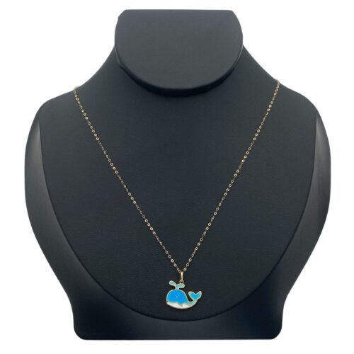 عقد اطفال ذهب عيار 18 الوزن 0.98 جرام