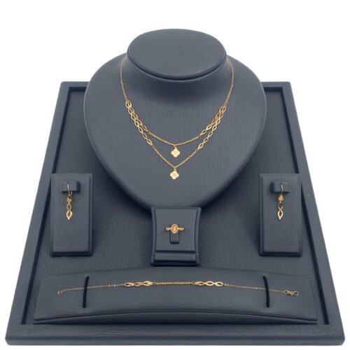 طقم ذهب عيار 21 الوزن 3.01 جرام