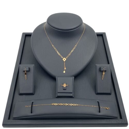 طقم ذهب عيار 21 الوزن 2.29 جرام