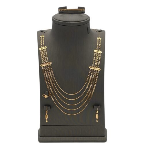 طقم ذهب عيار 21 الوزن 8.46 جرام